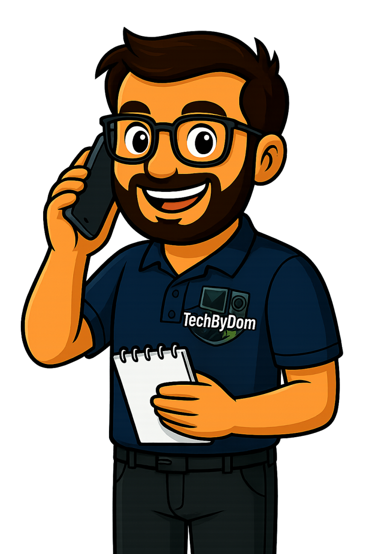 Dom calling TechByDom